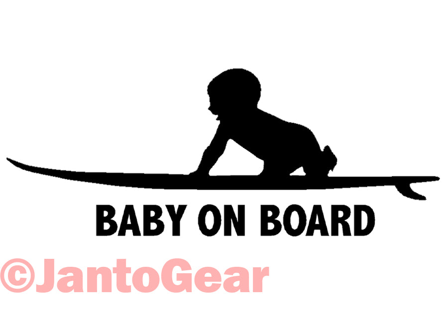Baby On Board Surf - Sticker