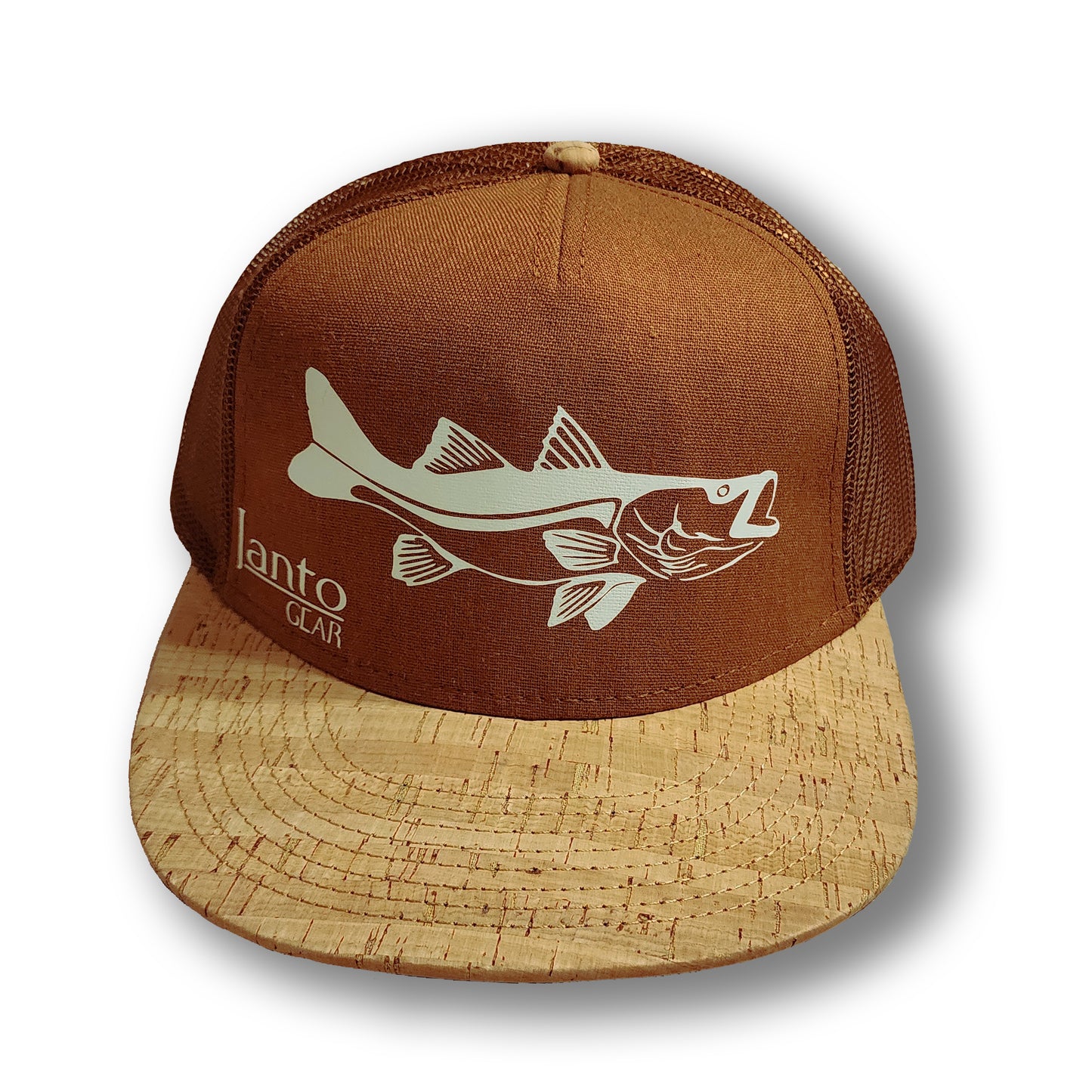 Cork Bill Light Brown Hat - (you pick the design) - Janto Gear