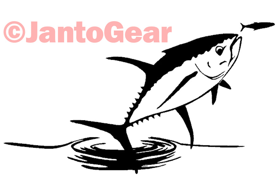 Tuna Jump - Sticker
