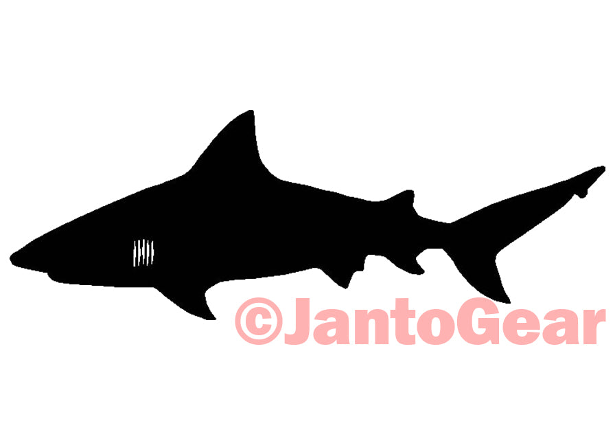 Bull Sharks Sticker Bull Shark - Sticker – JantoGear